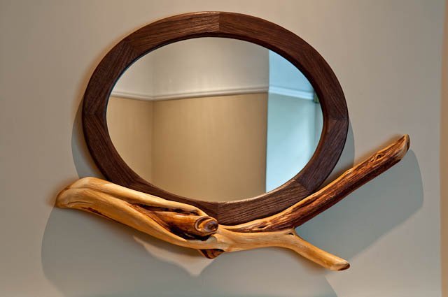 Juniper and Walnut Mirror