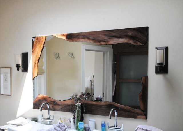 Walnut Bath Mirror