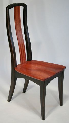 Sapele and Cherry Chair